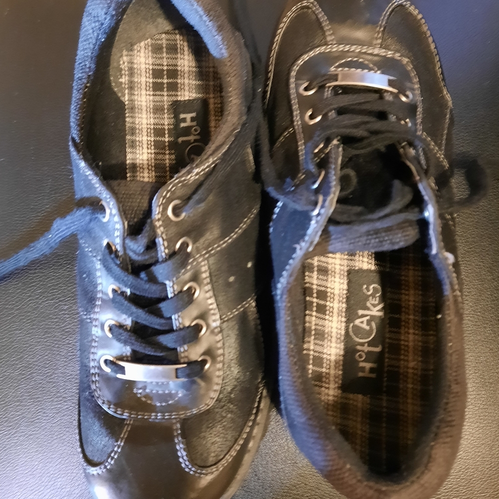 Vintage 90s y2k hotcakes lug sole oxford tie shoes